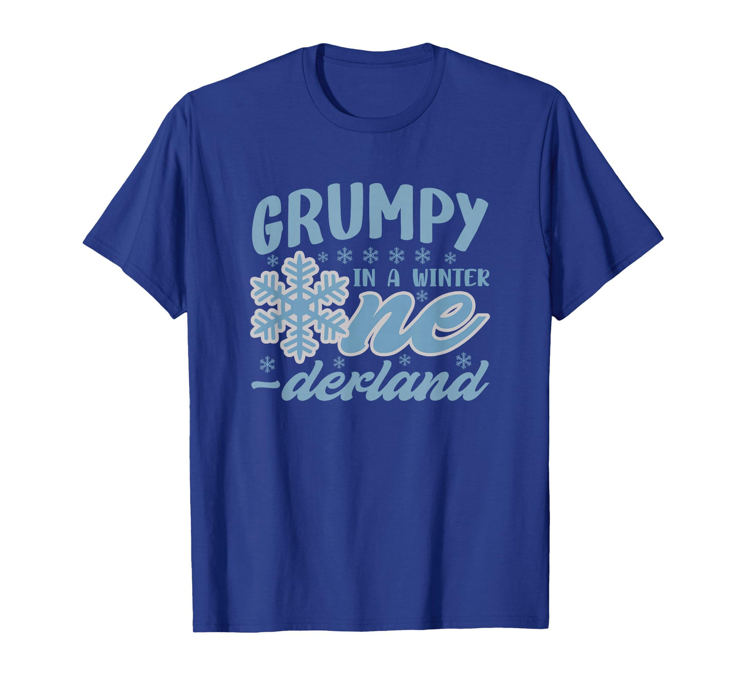 Grumpy in A Winter Onederland Bday Girl Sweet Snowflake T-Shirt