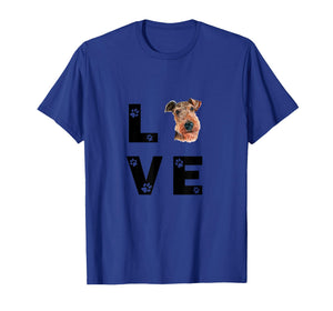 Cute Airedale Terrier Dog Puppy Love Gift T-Shirt