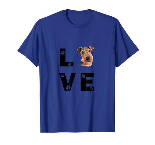 Cute Airedale Terrier Dog Puppy Love Gift T-Shirt