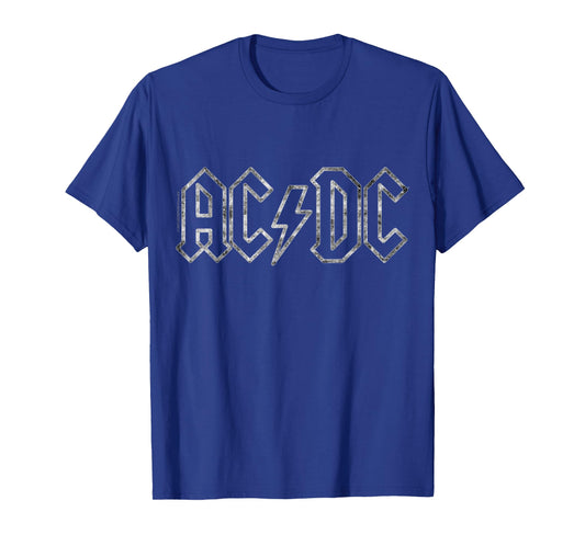 Official AC/DC Jagged Logo Black Classic Rock Band Music T-Shirt