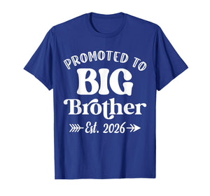 Promoted to Big Brother Finally est 2026 Funny Boys Kids T-Shirt