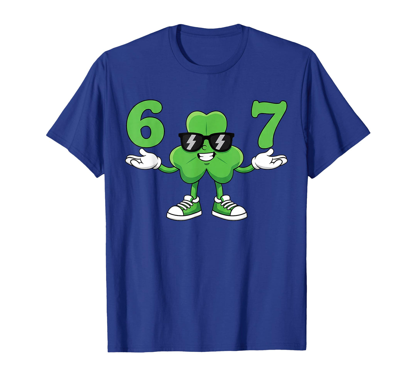 Funny Six Seven Saint st Patricks Day 67 Meme Boys Kids 6 7 T-Shirt