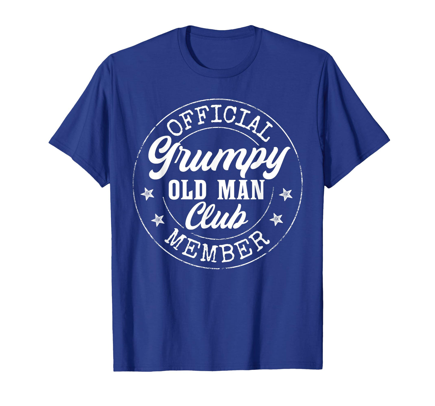 Official Grumpy Old Man Club Member Funny Grandpa T-Shirt