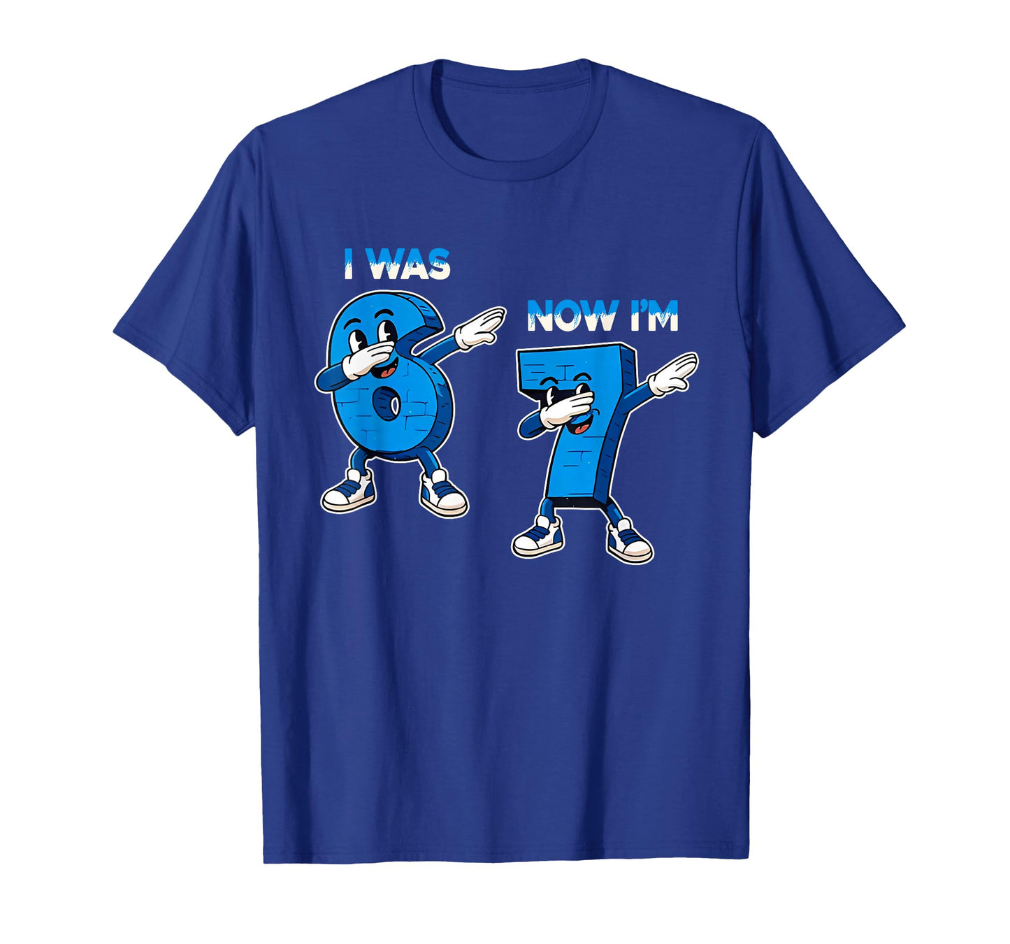 I was 6 Now I'm 7 Funny Six Seven 67 Meme Kids 7th Birthday T-Shirt