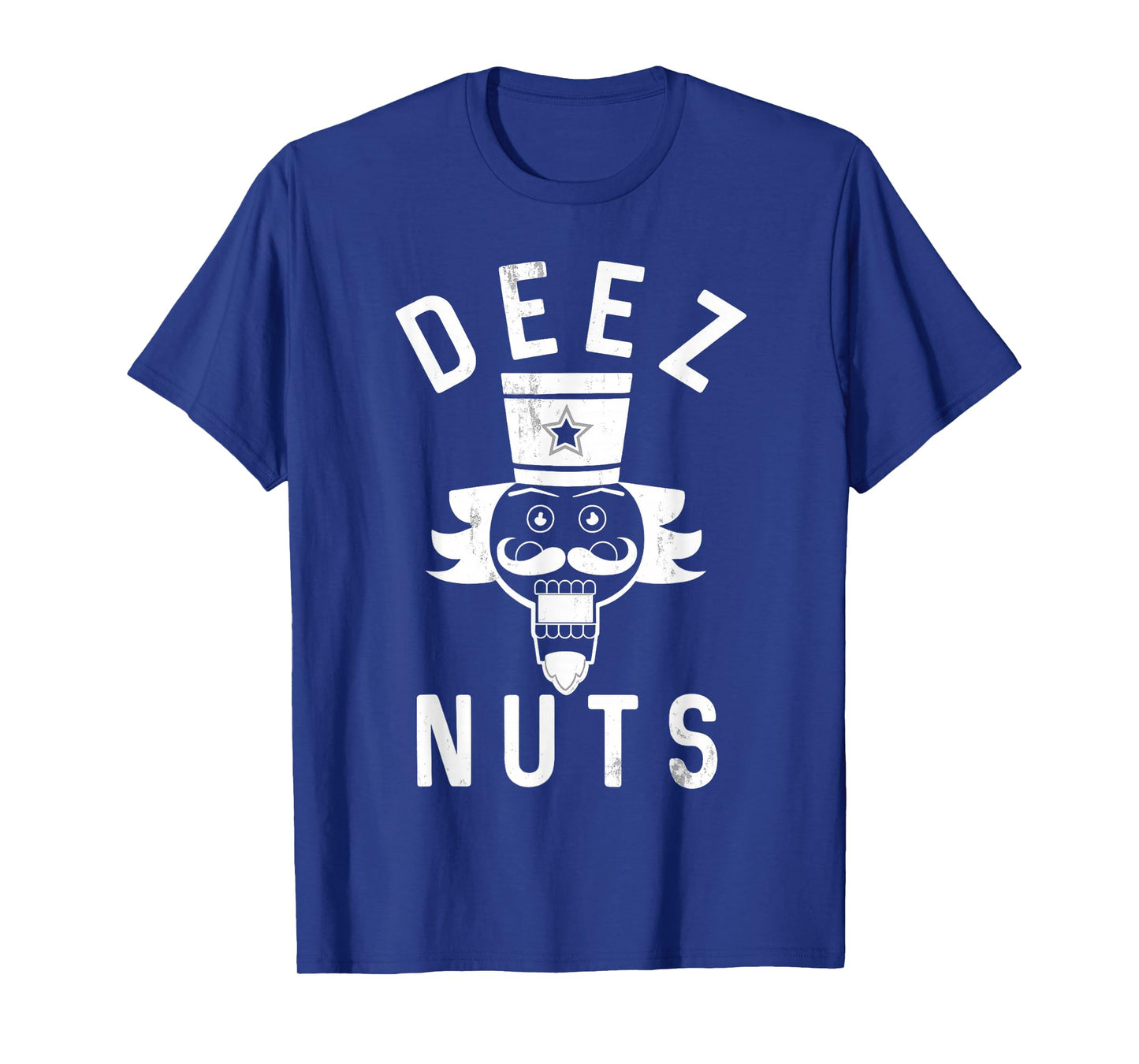Deez Nuts Nutcracker Christmas Pun Mens Humor Vintage T-Shirt