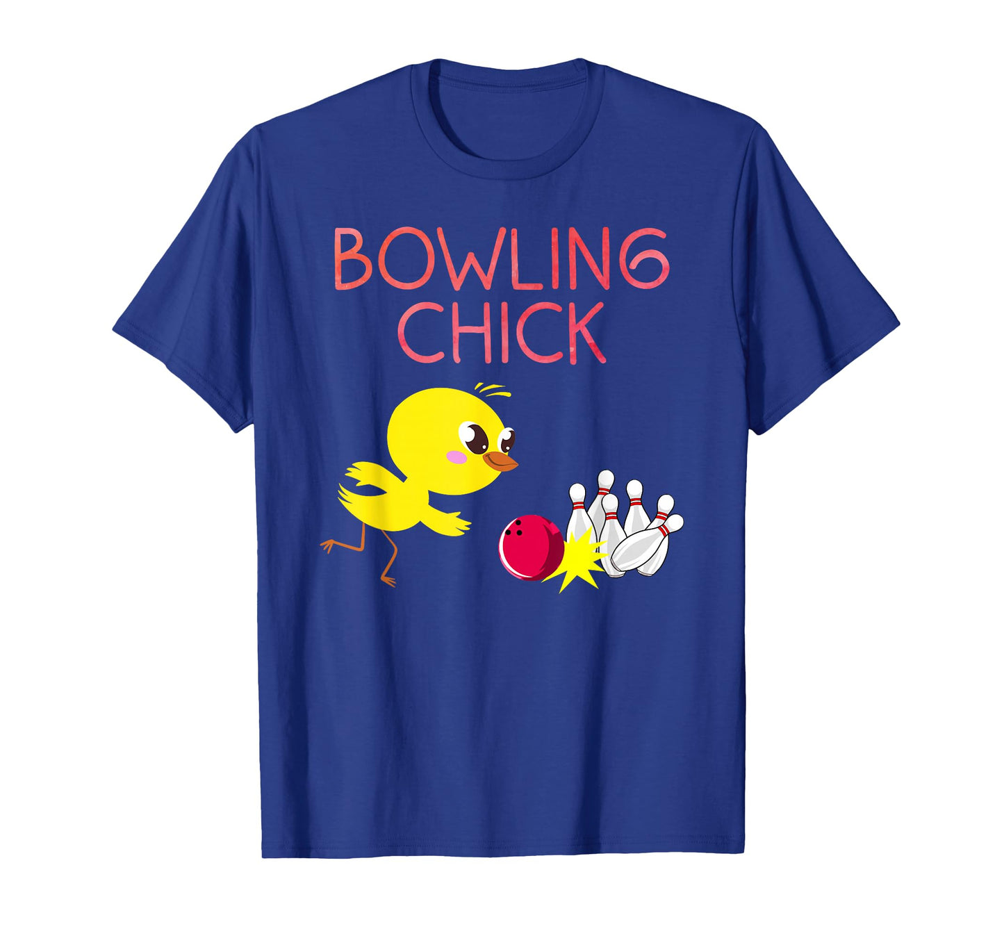 Funny Bowling Design for Girls Women Bowler Bowling Lover T-Shirt