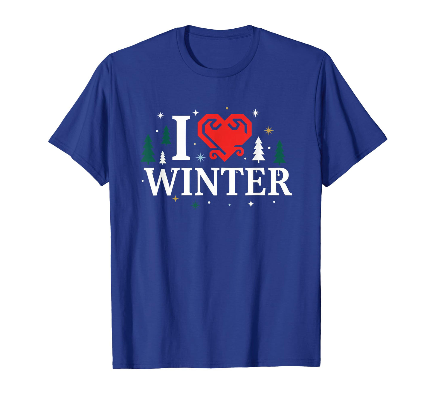 I Heart Winter, I Love Winter T-Shirt