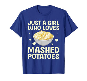 Mashed Potato Art for Women Girls Thanksgiving Mashed Potato T-Shirt