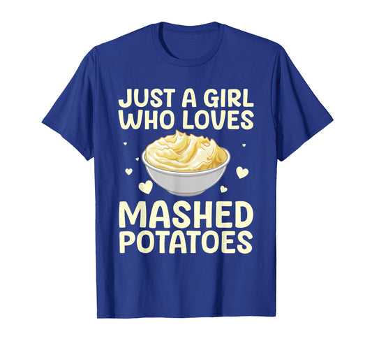Mashed Potato Art for Women Girls Thanksgiving Mashed Potato T-Shirt