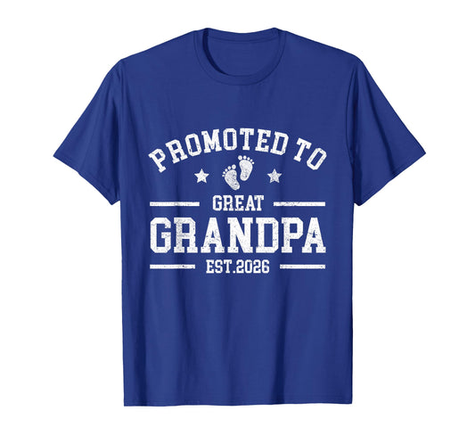 Promoted to Great Aunt Est 2026 New Great Aunt Fathers Day T-Shirt