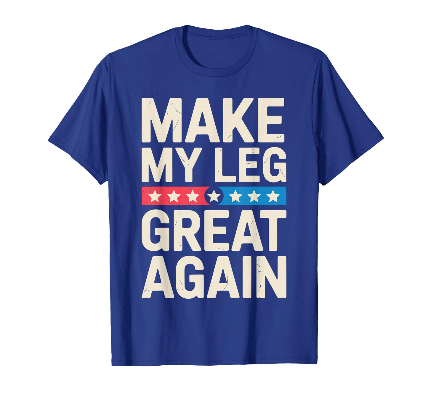Funny Broken Leg Art for Men Women Foot Surgery Recovery T-Shirt