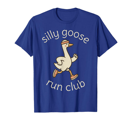Silly Goose Run Club Runner Marathon Running Gymer Sport Mom T-Shirt