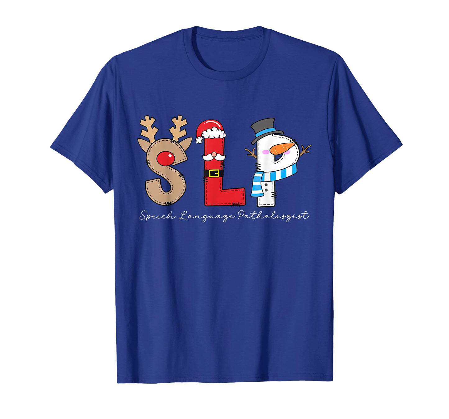 Christmas Speech Therapy SLP Language Pathologist Therapist T-Shirt