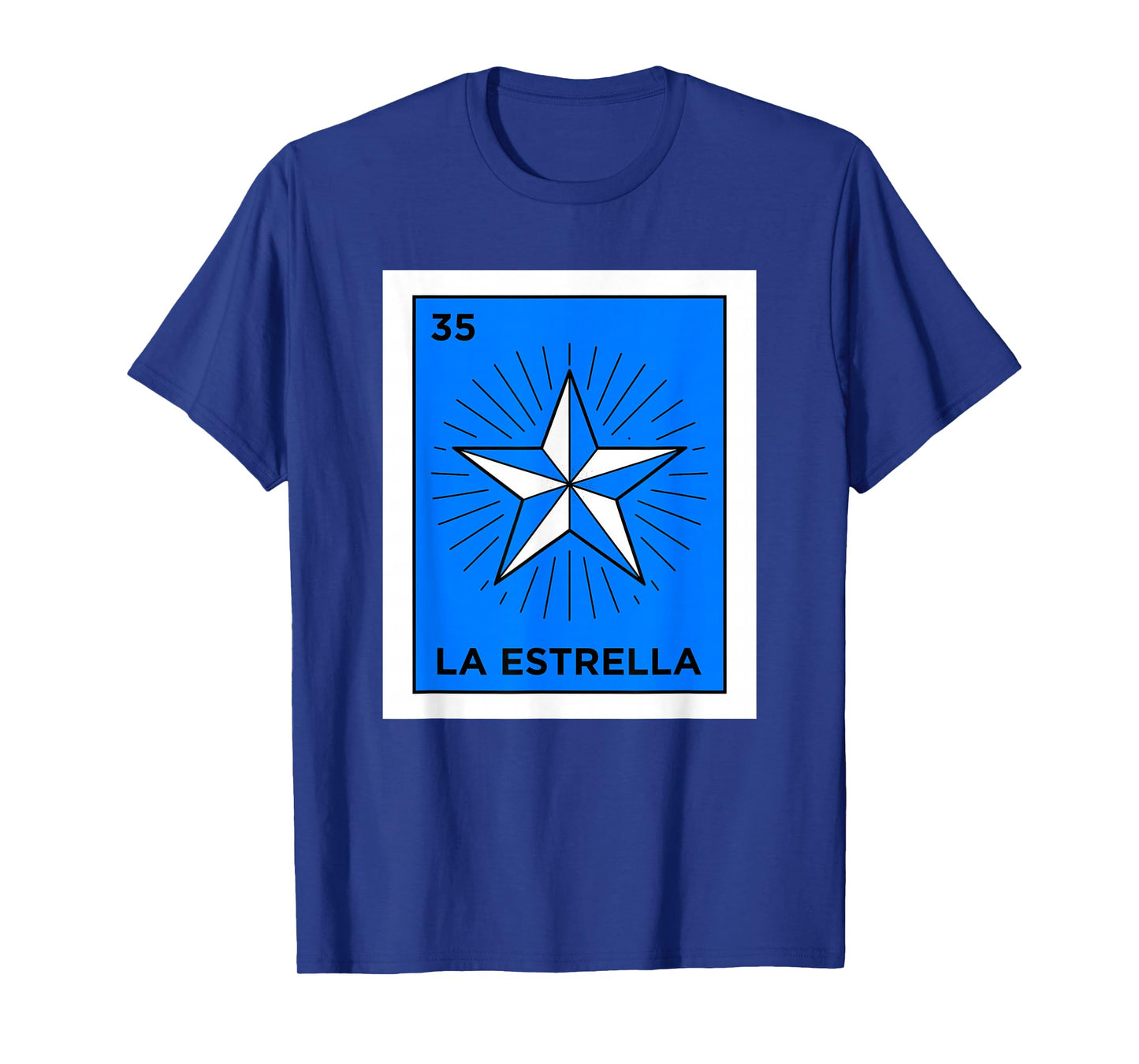 La Estrella Card Mexico Culture Mexican Lottery T-Shirt
