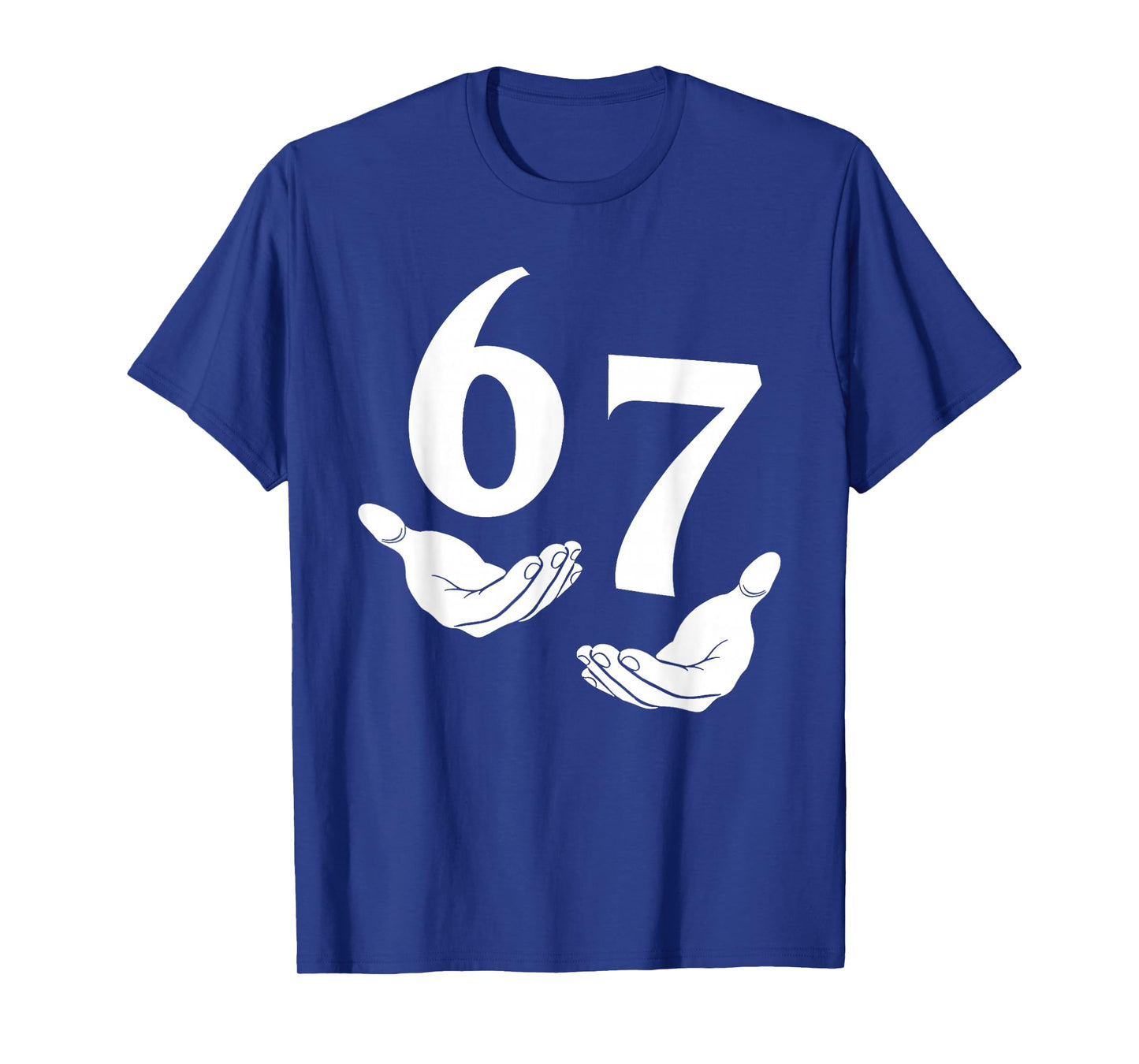 67 Six Seven 6 7 Kids 67 Youth Boys 6-7 Meme Funny Hands 67 T-Shirt