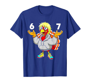 Funny 67 Thanksgiving Meme Turkey Six Seven Costume Boy Girl T-Shirt