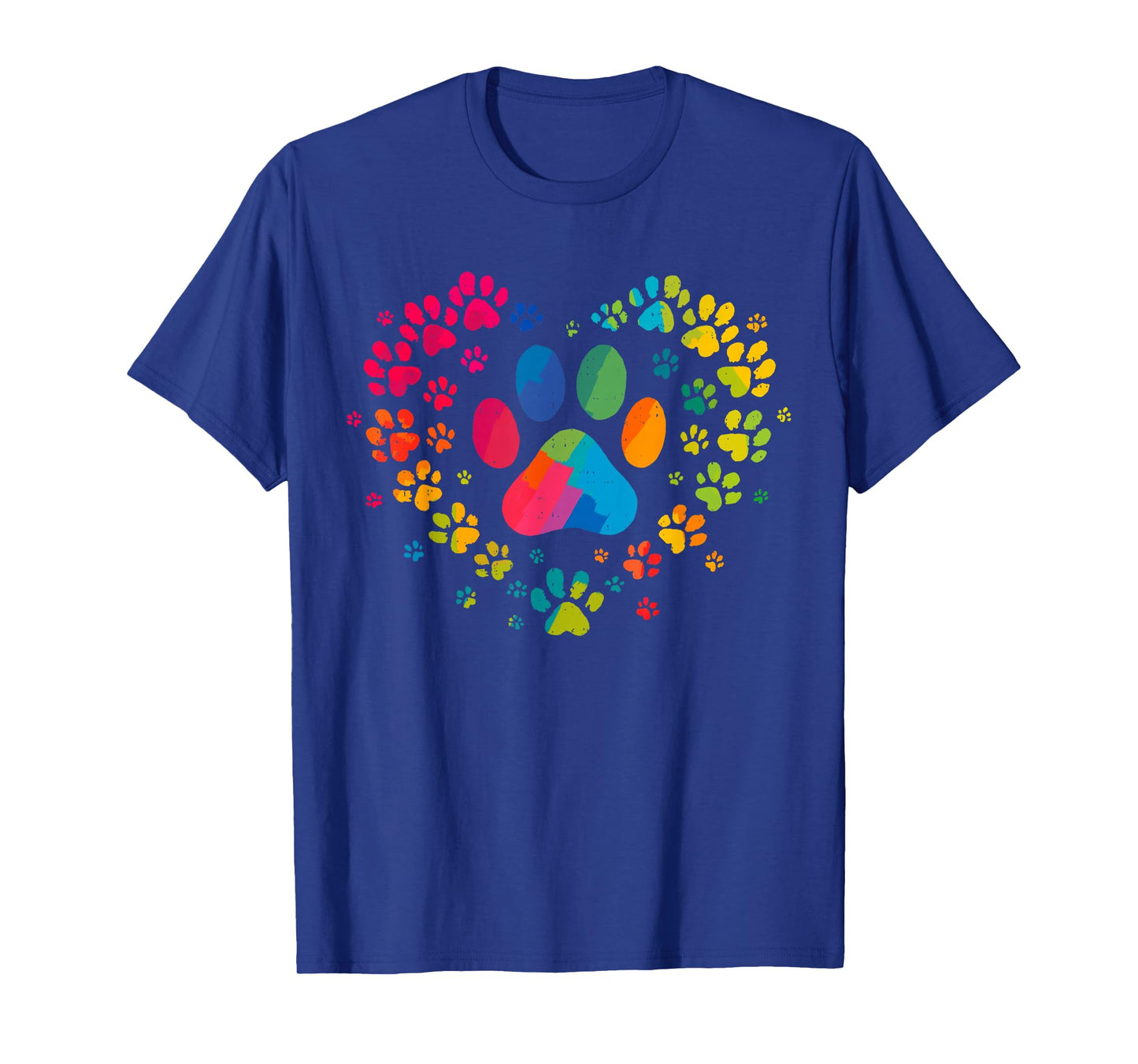 Dog Paw Heart Animal Lover Puppy Pet Mom Women Girls Kids T-Shirt
