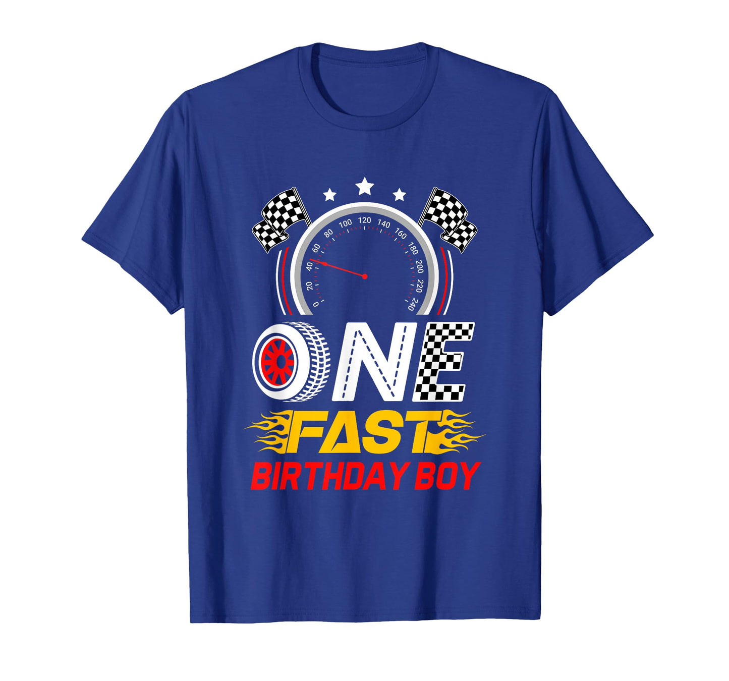 1St Birthday Racer One Fast Birthday Boy Race Car T-Shirt