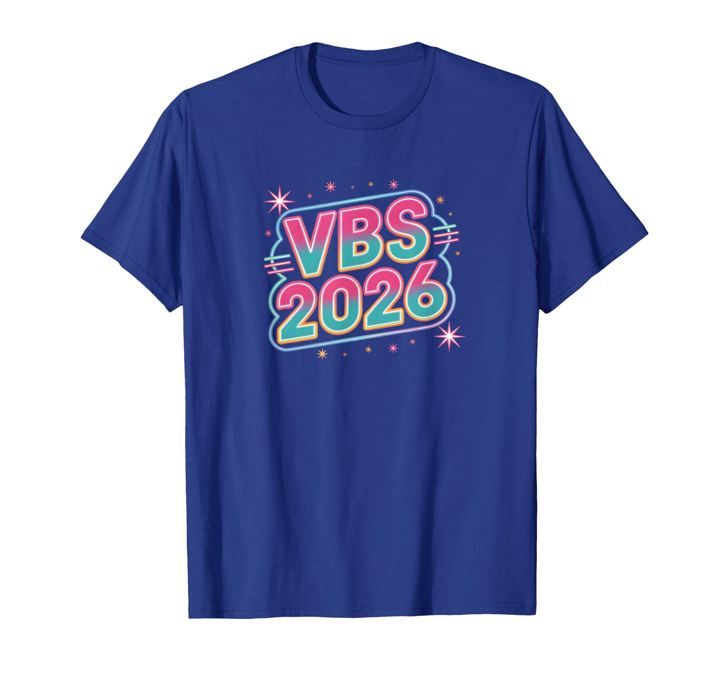 I Love VBS 2026 Vacation Bible School Lighted Sign T-Shirt