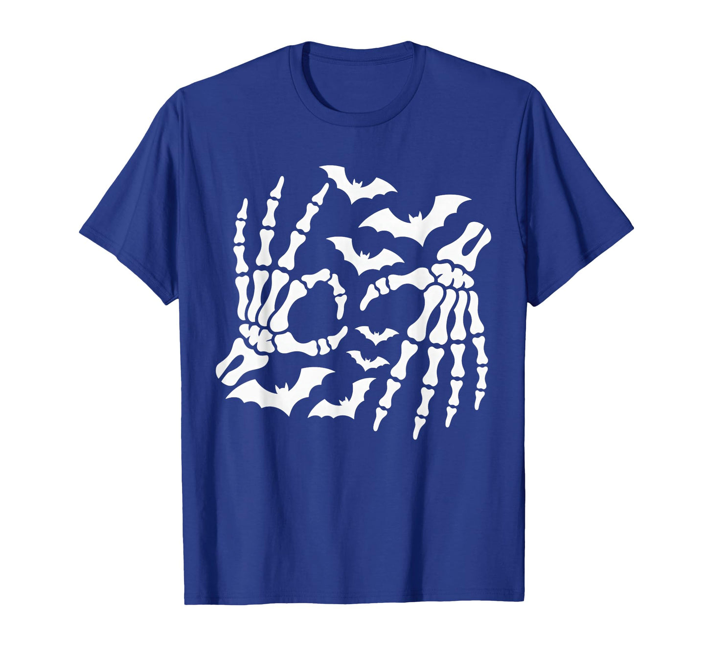 6 7 Halloween Skeleton Meme Hand Sign T-Shirt