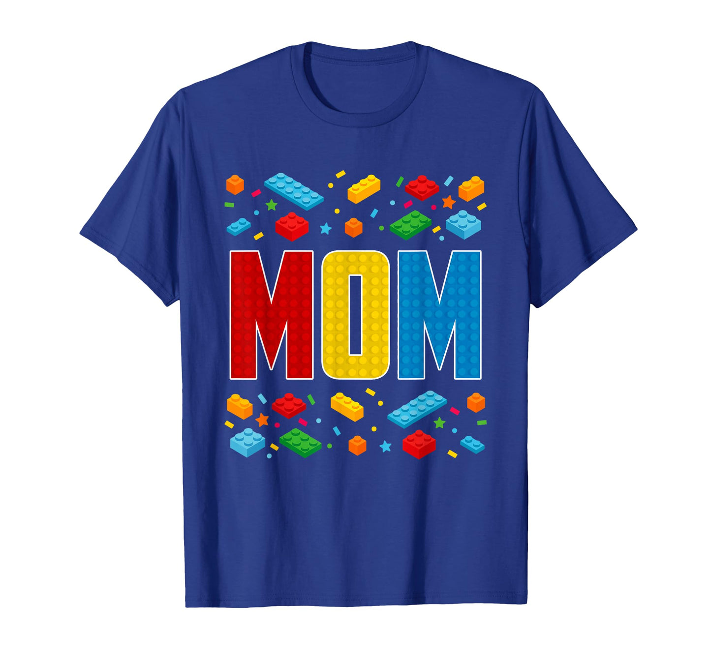 Mom - Brick Builder Block Building Mother T-Shirt