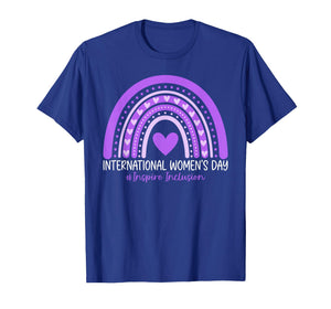 Happy International Women's Day 8 March Inspire Inclusion T-Shirt