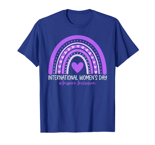 Happy International Women's Day 8 March Inspire Inclusion T-Shirt