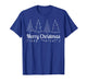 Merry Christmas Braille Teacher Visually Impaired Braille T-Shirt
