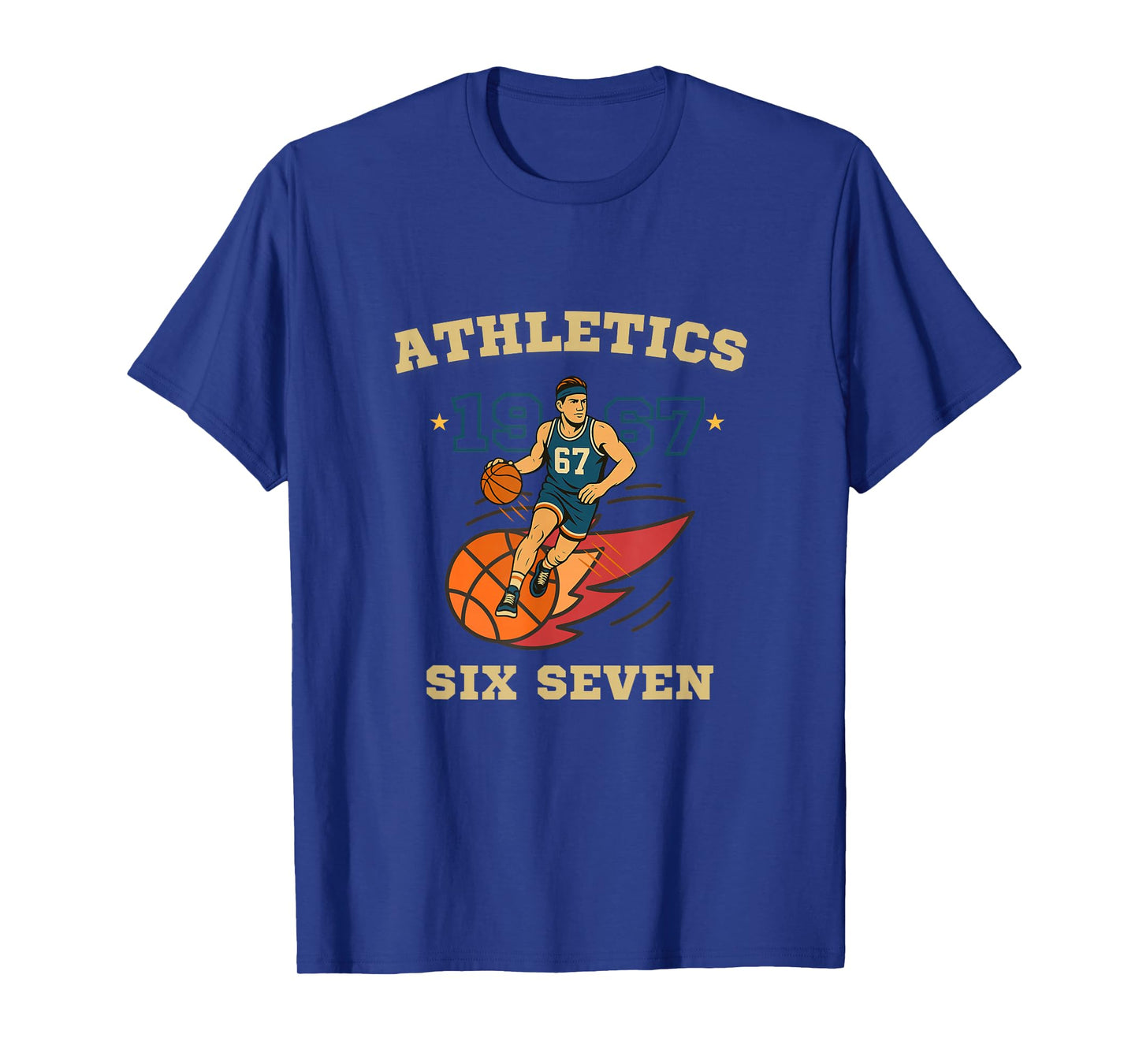 67 Basketball Alpha Gen - Basketball Lover Six Seven Meme T-Shirt