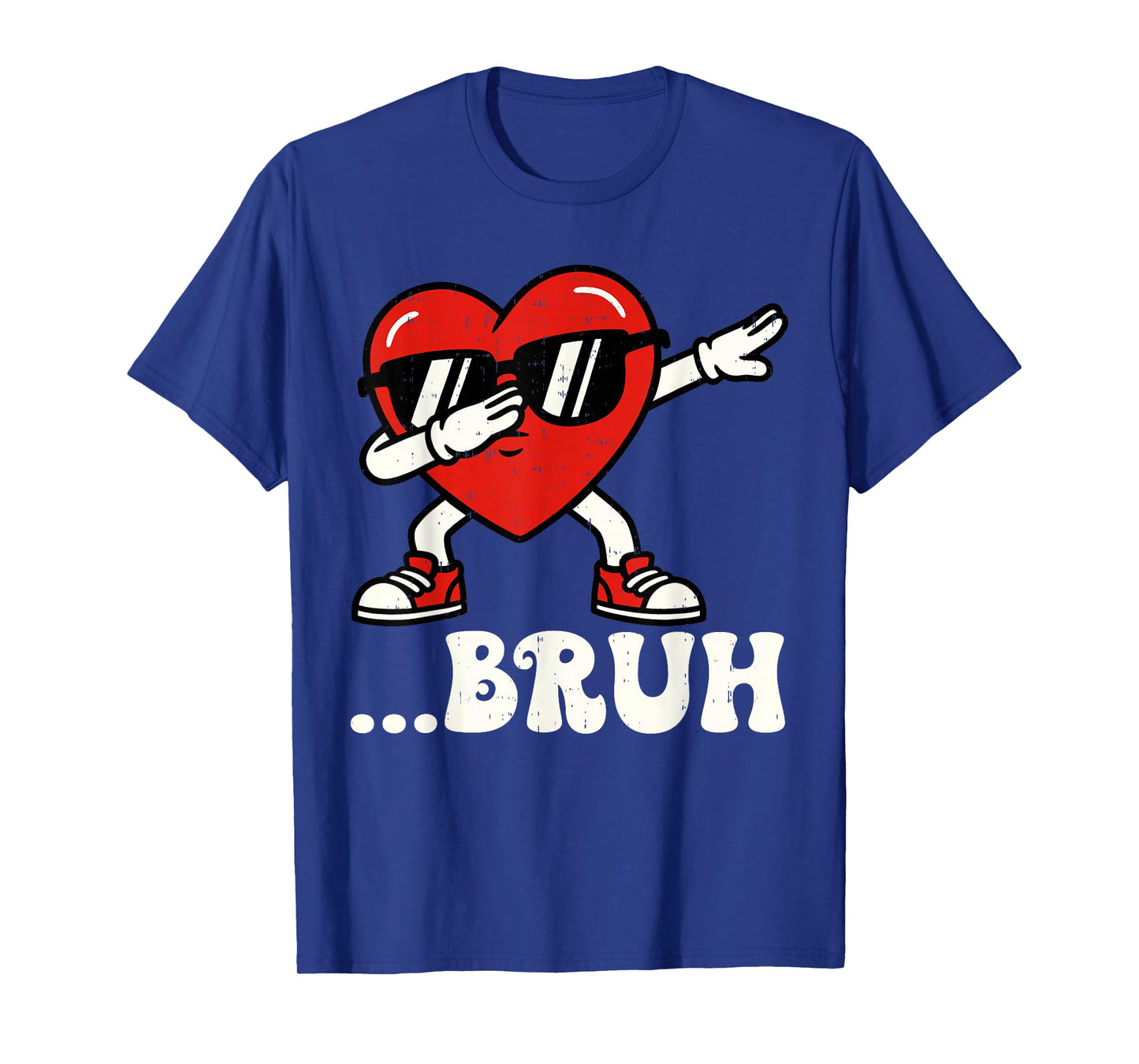 Dabbing Heart Dab Valentines Day for Teens Boys Girls Kids T-Shirt