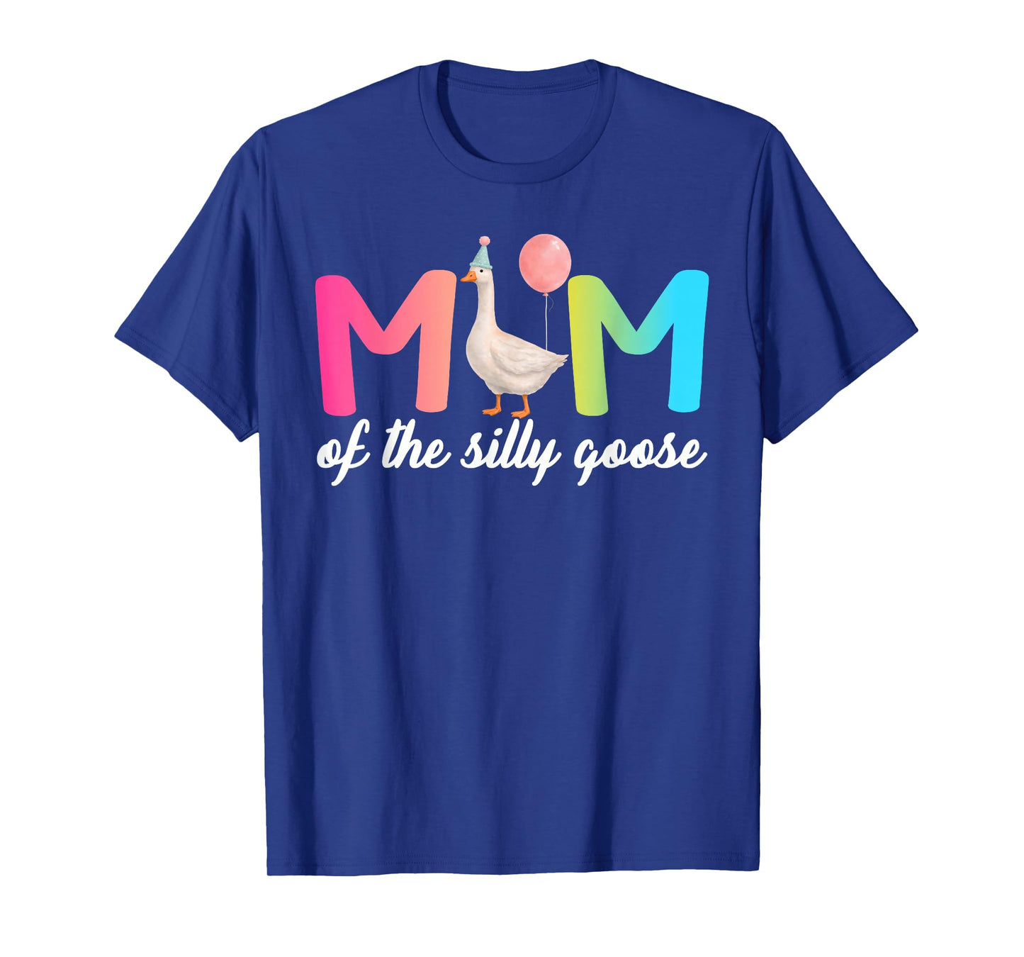 Mom of The Silly Goose First Birthday Party Family Matching T-Shirt