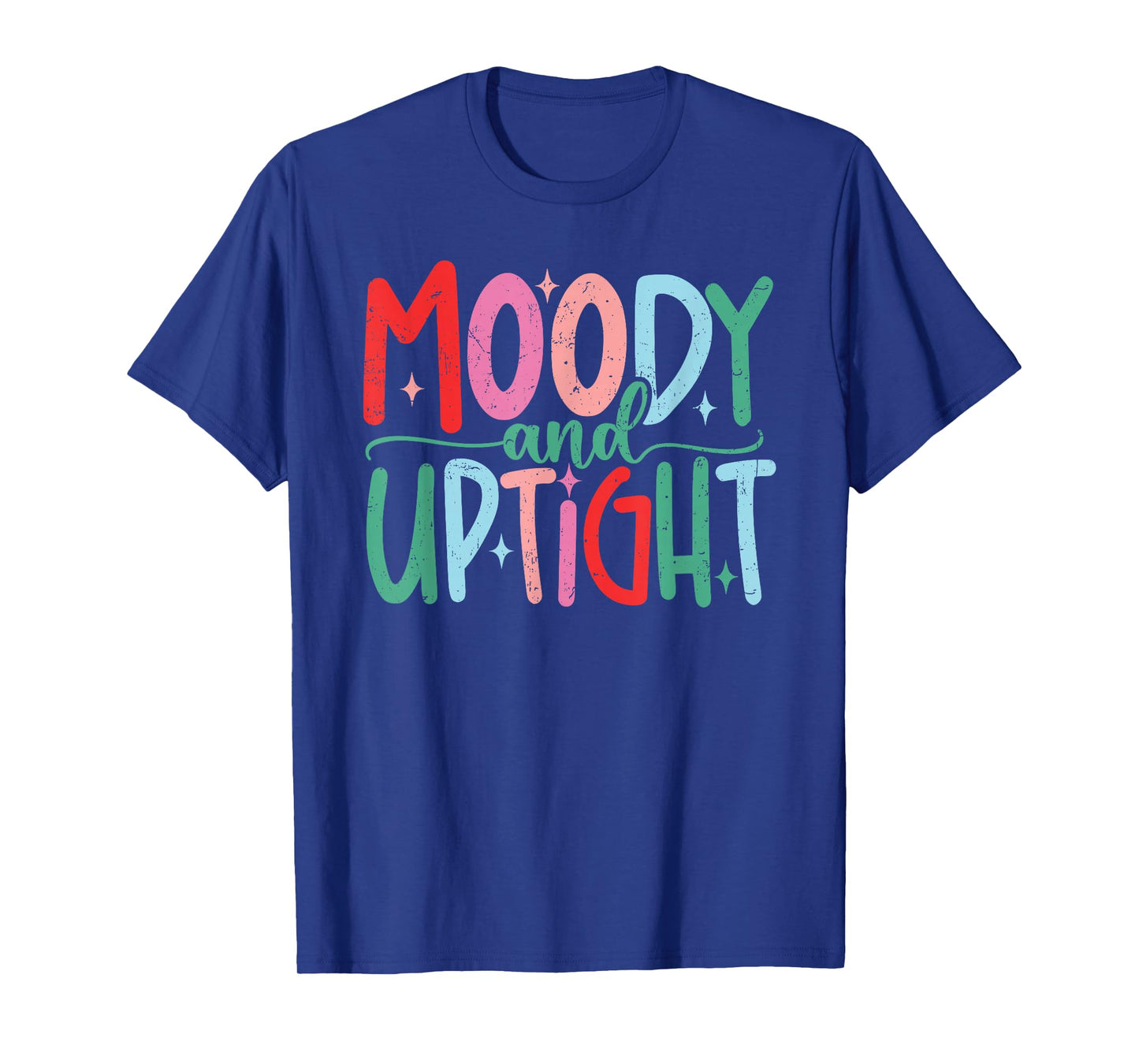 Merry & Bright Moody & Uptight Matching Couples Christmas T-Shirt