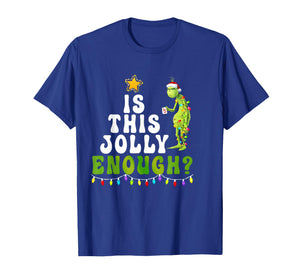 is This Jolly Enough Green Merry Christmas Tree Lights Funny T-Shirt