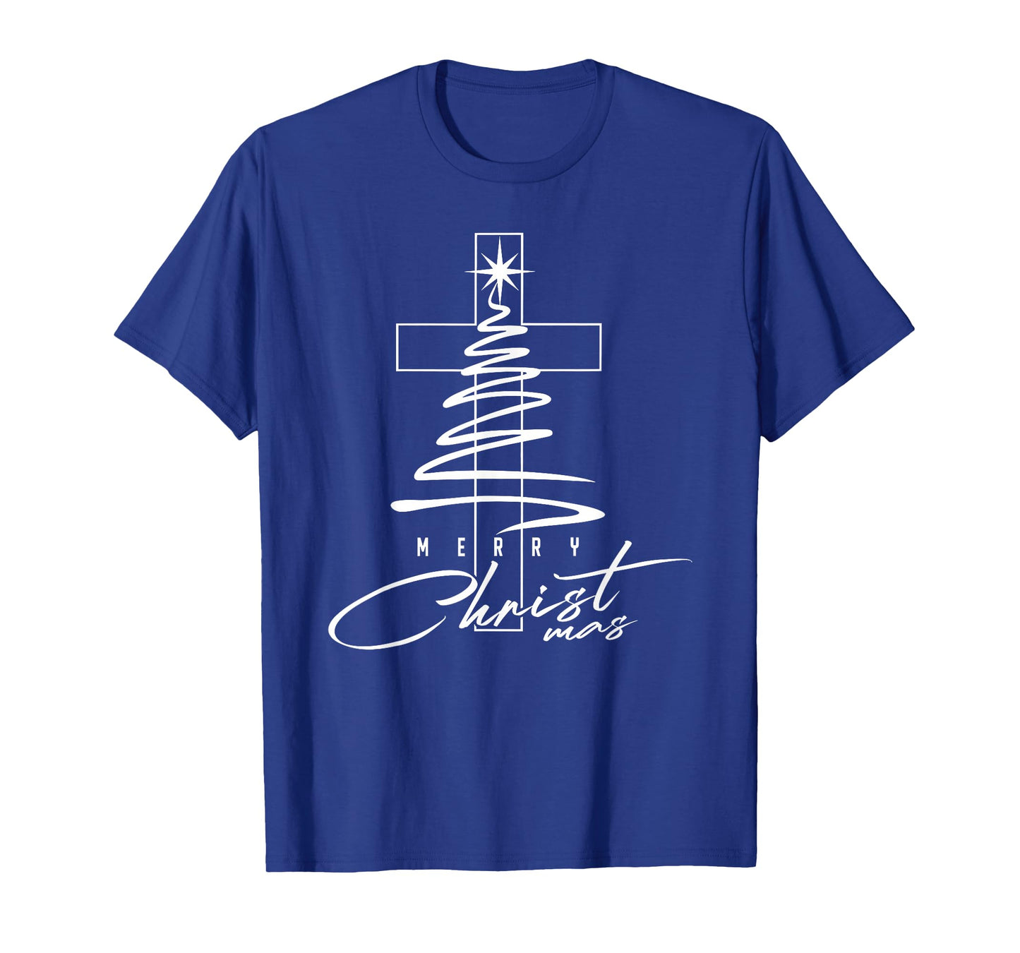 Merry Christmas Xmas Cross Christian Jesus Family Pajamas T-Shirt