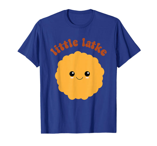 Little Latke Kawaii Hanukkah Holiday Kids Menorah Jewish T-Shirt