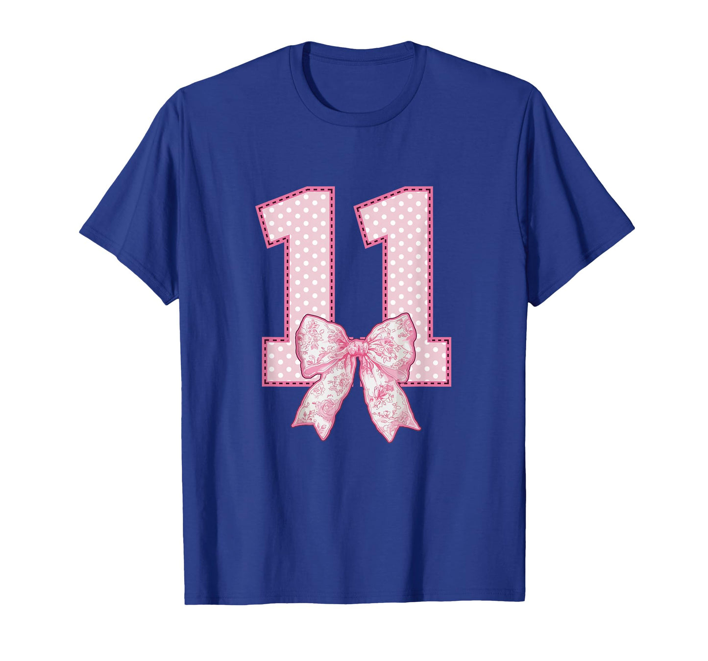 11th Birthday Shirt for Girls Coquette Bow 11 Year Old T-Shirt