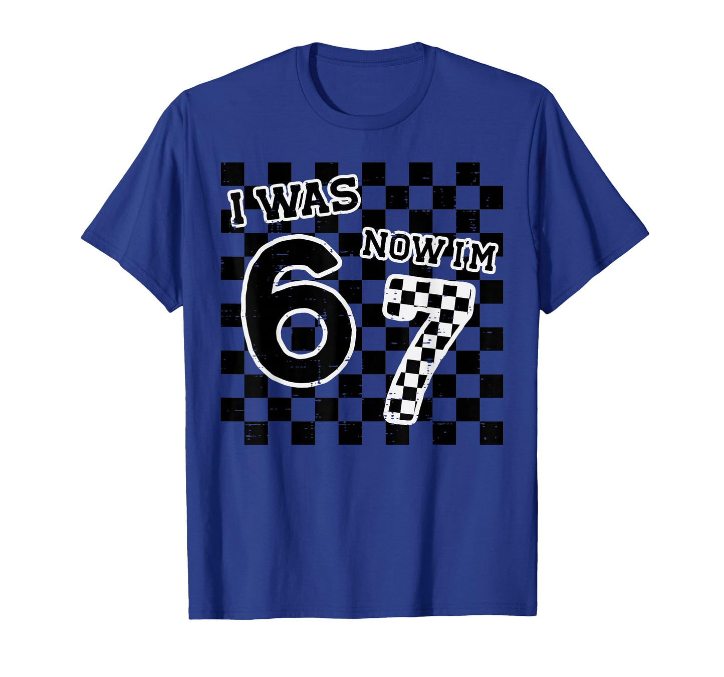 7th Birthday 6 7 was Six Now Seven Funny Meme Boy Youth Kids T-Shirt