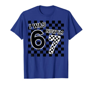 7th Birthday 6 7 was Six Now Seven Funny Meme Boy Youth Kids T-Shirt