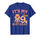 It's My 9th Birthday Capybara Bubble Tea 9 Years Old Party T-Shirt
