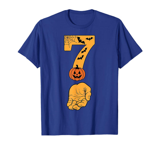 6 7 Six Seven Meme with Hand Spider Web Halloween Costume T-Shirt