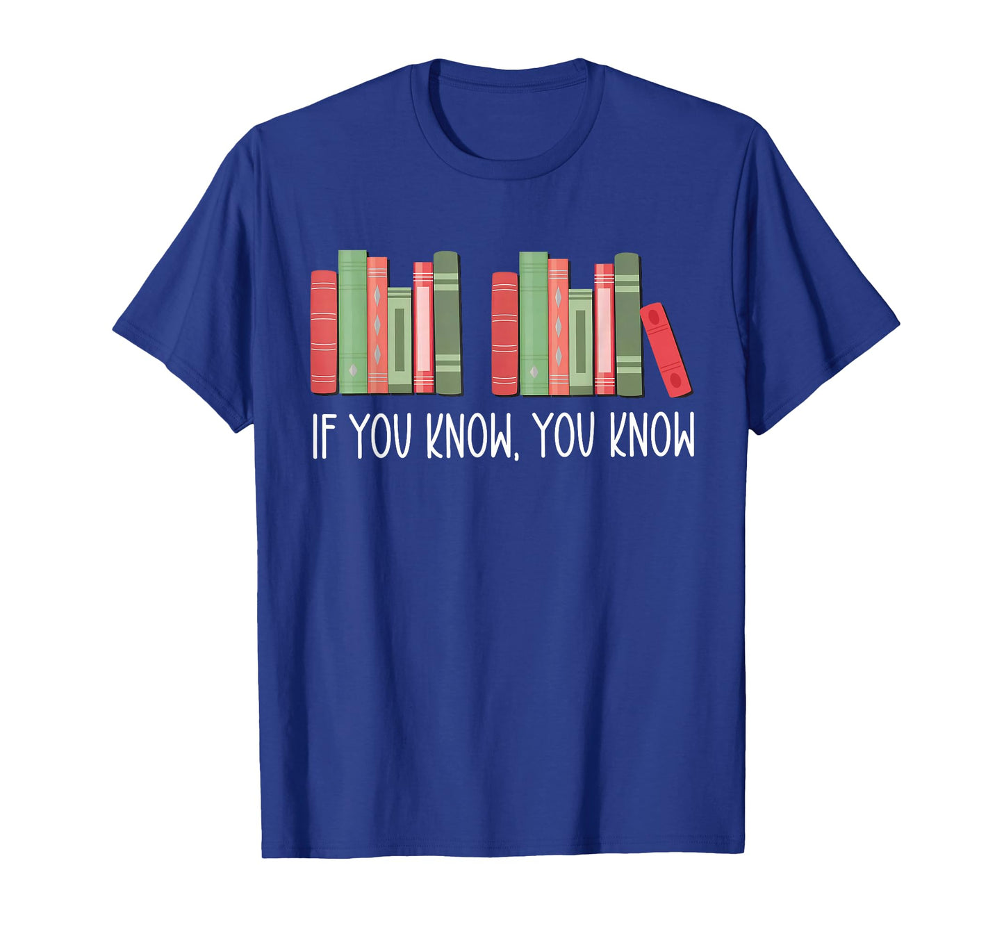 Funny If You Know You Know 6 7 Reading Books Merry Christmas T-Shirt