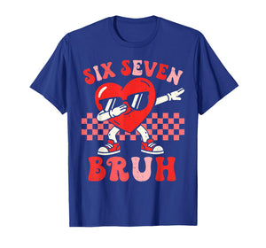 Six Seven 67 Meme Cool Valentine’s Day Teens Boys Girls Kids T-Shirt