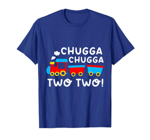2nd Birthday Boy Train Chugga Chugga Two Two Toddler T-Shirt