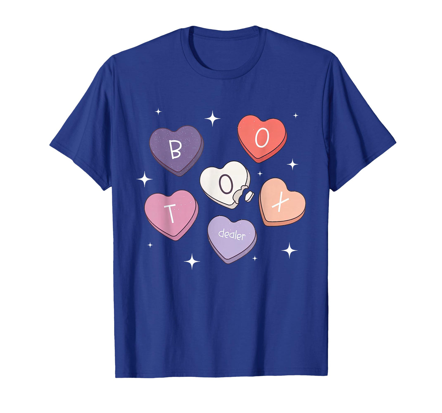 Heart Candy Valentines Botox Dealer Injector Esthetician T-Shirt