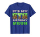 Kids Its My 5th Birthday Bruh Pixel Gamer 5 Bday Gaming Boys Kids T-Shirt