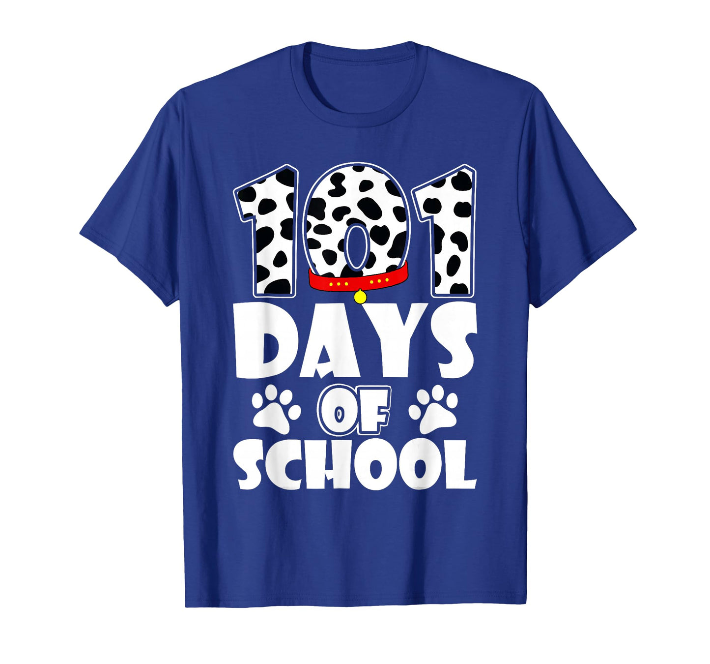 Cute Dog Happy 101 Days School 100 Days Student Teacher T-Shirt