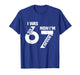 I was 6 Now I'm 7 Funny 7th Birthday Funny Six Seven Meme T-Shirt