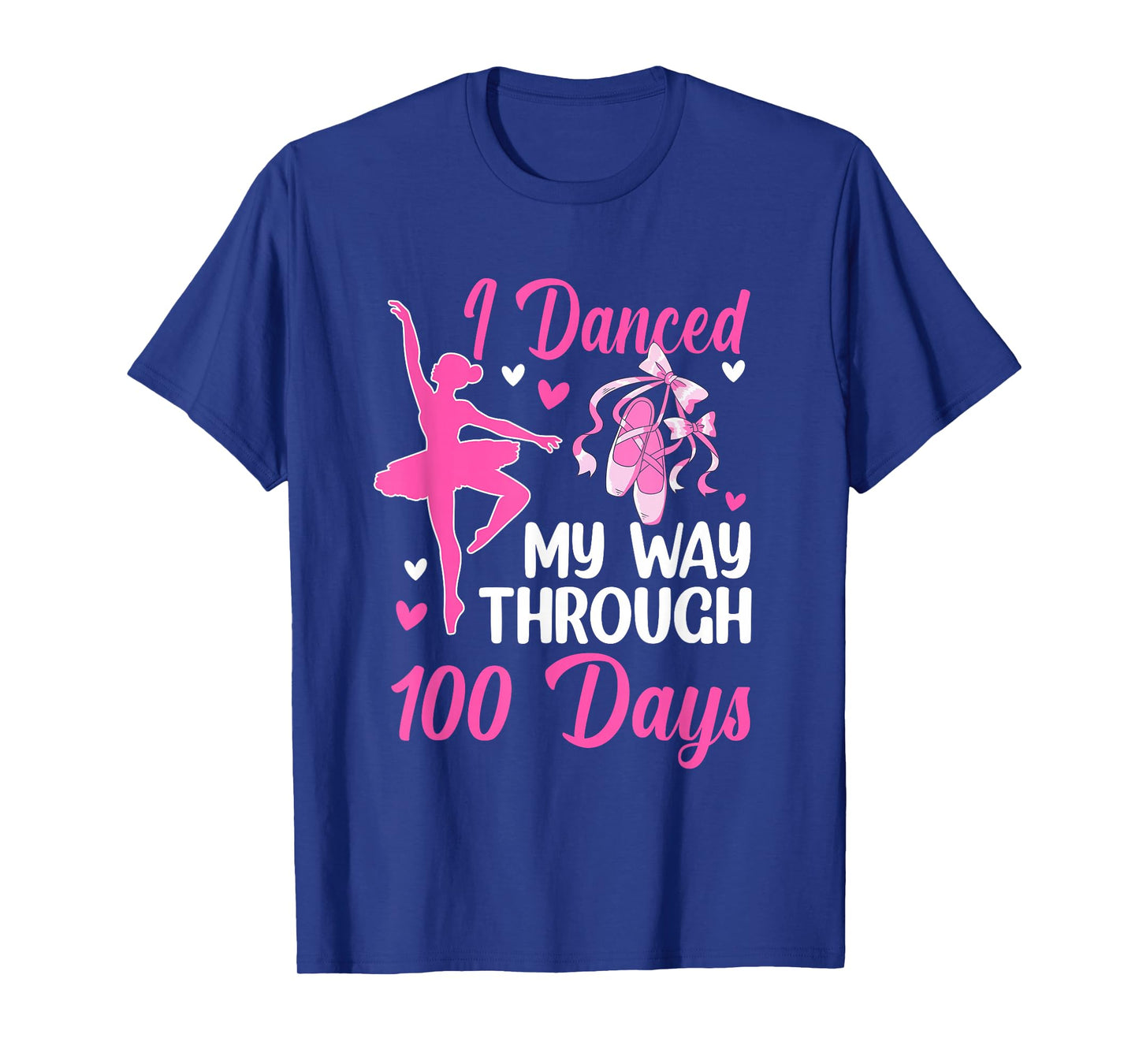 I Danced My Way Through 100 Days Ballet 100 Days of School T-Shirt