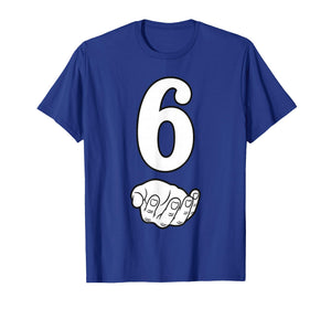 Number 6 Funny 67 Six Seven Meme Hands Couple Matching T-Shirt