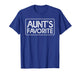 I'm Aunt's Favorite Nephew Niece Humor Saying Funny Uncles T-Shirt